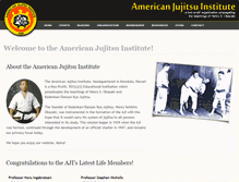 Tablet Screenshot of americanjujitsuinstitute.org